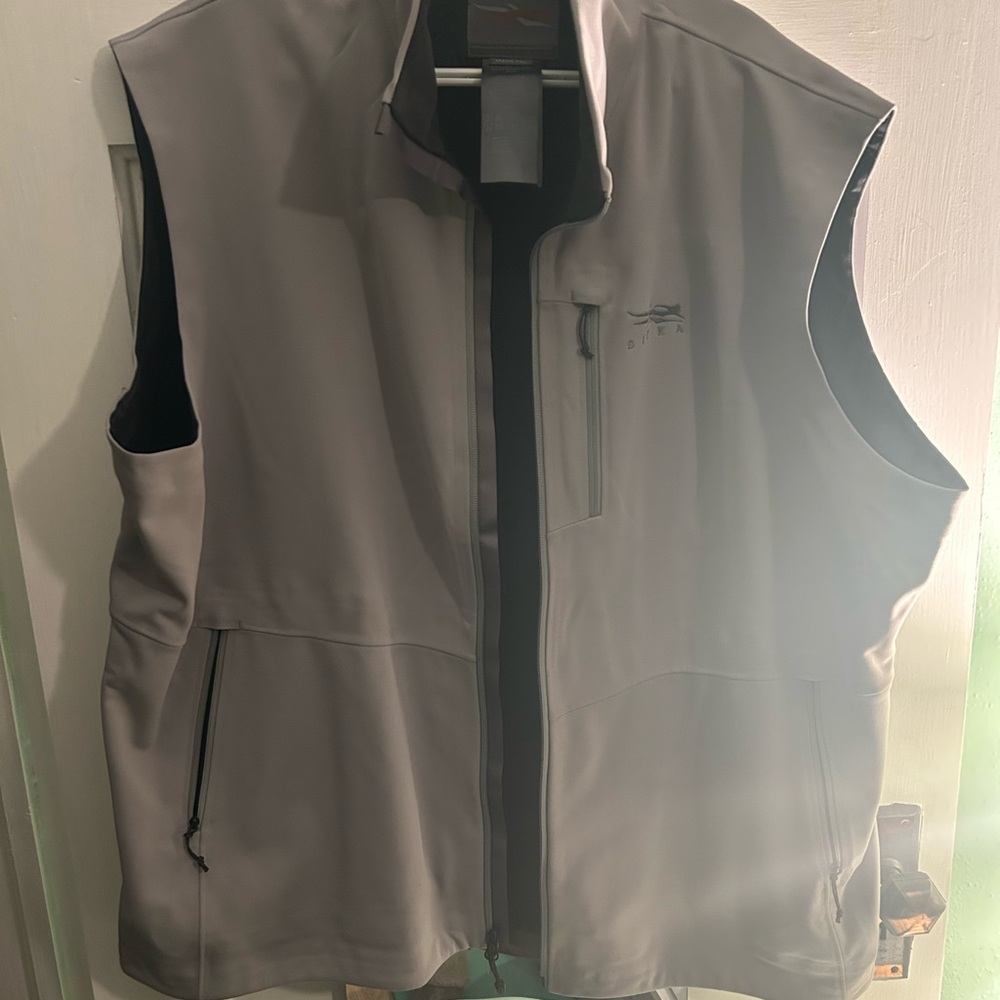 Sitka Men's 2XL Gray Softshell Vest